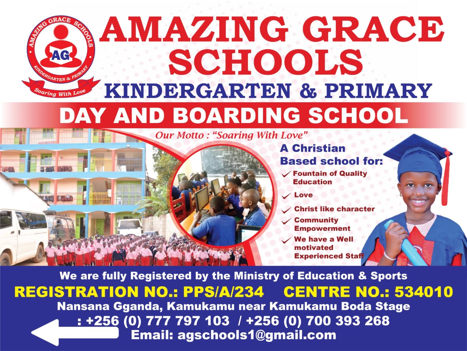 AMAZING GRACE SCHOOLS – Soaring With Love